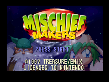 Mischief Makers - Screenshot - Game Title