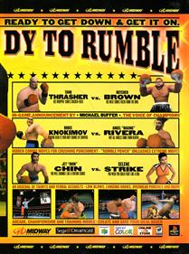 Ready 2 Rumble Boxing - Advertisement Flyer - Front Image