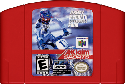 Jeremy McGrath Supercross 2000 - Cart - Front Image