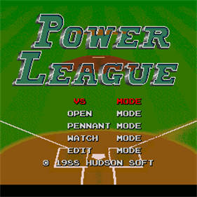 World Class Baseball - Screenshot - Game Title Image