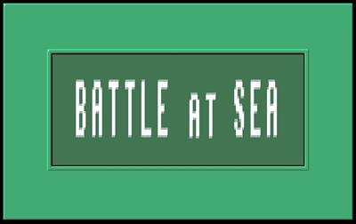 Battle at Sea - Screenshot - Game Title Image