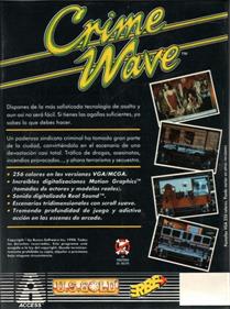Crime Wave - Box - Back Image