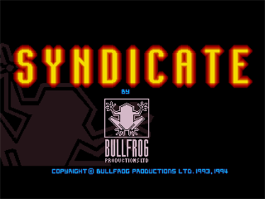 Syndicate - Screenshot - Game Title Image