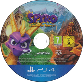 Spyro Reignited Trilogy - Disc Image