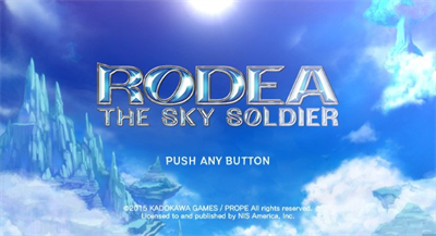 Rodea the Sky Soldier - Screenshot - Game Title Image