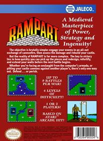 Rampart (Jaleco) - Box - Back Image