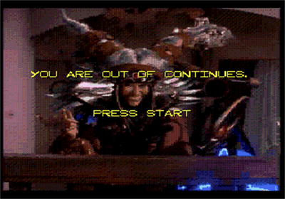 Mighty Morphin Power Rangers - Screenshot - Game Over Image