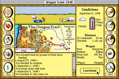 Wagon Train 1848 - Screenshot - Gameplay Image