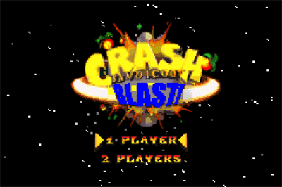 Crash Bandicoot Blast! - Screenshot - Game Title Image