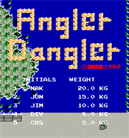 Angler Dangler - Screenshot - Game Title Image