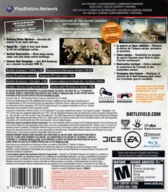 Battlefield: Bad Company 2 - Box - Back Image