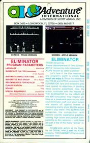 Eliminator - Box - Back Image