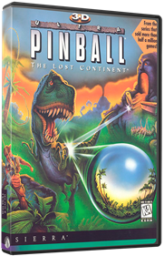 3-D Ultra Pinball: The Lost Continent - Box - 3D Image