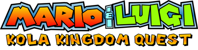 Mario & Luigi: Kola Kingdom Quest - Clear Logo Image