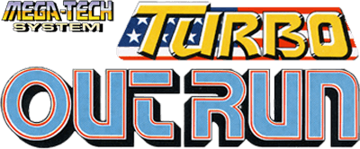Turbo Outrun (Mega-Tech) - Clear Logo Image