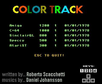 Color Track - Screenshot - Game Title Image