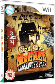 Mad Dog McCree: Gunslinger Pack - Box - 3D Image