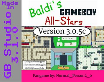 Baldi's Gameboy All-Stars - Box - Front Image