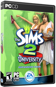 The Sims 2: University Life Collection - Box - 3D Image