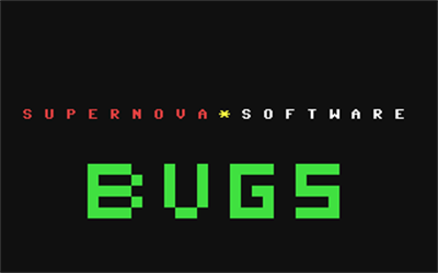 Bugs - Screenshot - Game Title Image