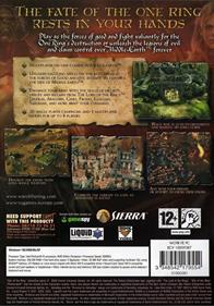 The Lord of the Rings: War of the Ring - Box - Back Image