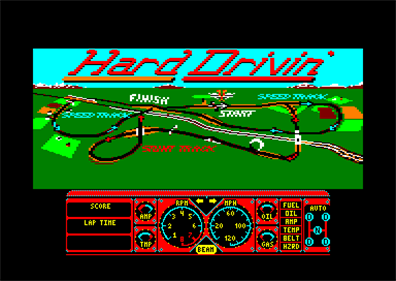 Hard Drivin'  - Screenshot - Game Title Image