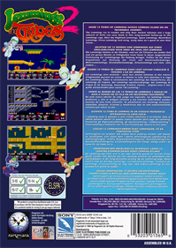 Lemmings 2: The Tribes - Box - Back Image