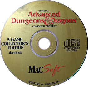 Advanced Dungeons & Dragons: Collector's Edition - Disc Image