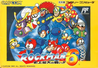 Mega Man 6 - Box - Front Image