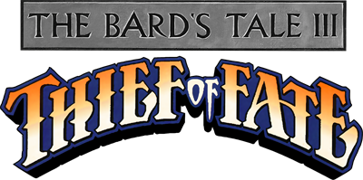 The Bard's Tale III: Thief of Fate - Clear Logo Image