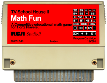 TV School House II: Math Fun - Cart - Front Image