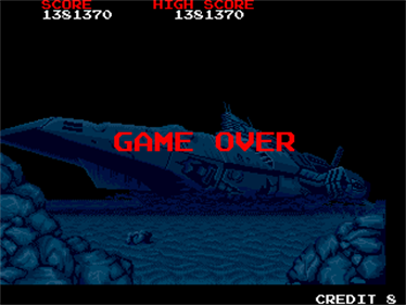 Battle Shark - Screenshot - Game Over Image
