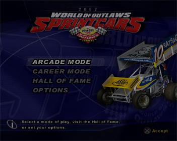 World of Outlaws: Sprint Cars 2002 - Screenshot - Game Title Image
