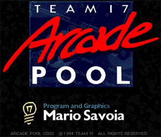 Arcade Pool - Screenshot - Game Title