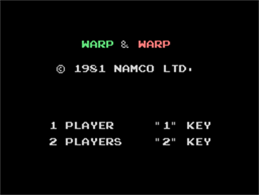 Warp Warp - Screenshot - Game Title Image