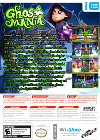 Ghost Mania - Box - Back Image