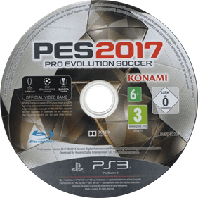 PES 2017: Pro Evolution Soccer - Disc Image