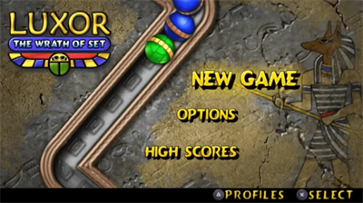 Luxor: The Wrath of Set - Screenshot - Game Title Image