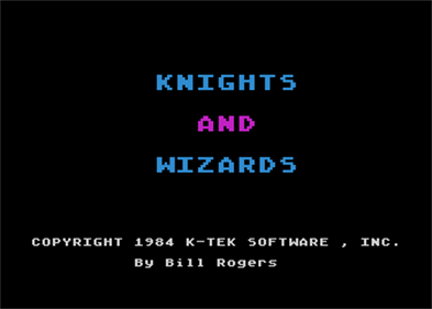 Knights and Wizards - Screenshot - Game Title Image