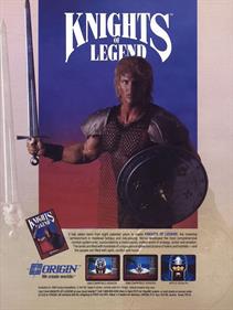 Knights of Legend - Advertisement Flyer - Front Image