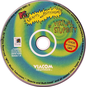 Beavis and Butt-Head in Virtual Stupidity - Disc Image