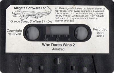 Who Dares Wins II - Cart - Front Image