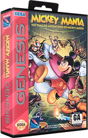 Mickey Mania: The Timeless Adventures of Mickey Mouse - Box - 3D Image