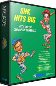Super Champion Baseball - Box - 3D Image
