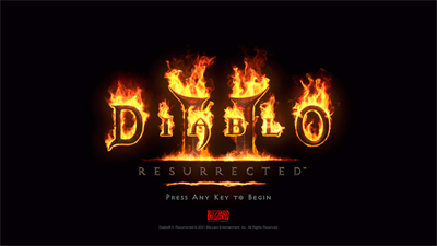 Diablo II: Resurrected - Screenshot - Game Title Image