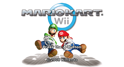 Mario Kart Wii - Screenshot - Game Title Image