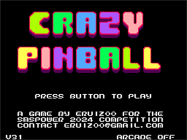 Crazy Pinball - Screenshot - Game Title Image