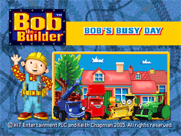 Bob the Builder: Bob's Busy Day - Screenshot - Game Title Image