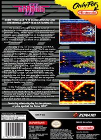 Gradius III - Fanart - Box - Back Image