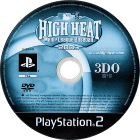 High Heat Major League Baseball 2003 - Disc Image